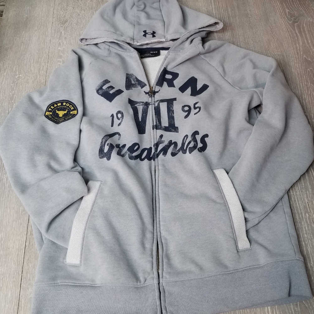 🎉HP🎉Under Armour Project Rock Full Zip Hoodie PLEASE READ DESCRIPTION